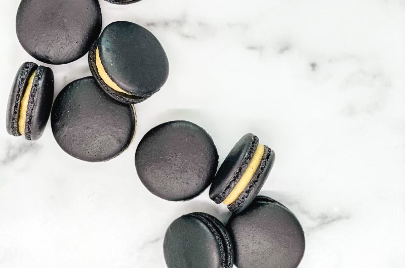 Macaron with Caramel Infused Black Tea Filling / Inspired by TWG Napoleon Macaron