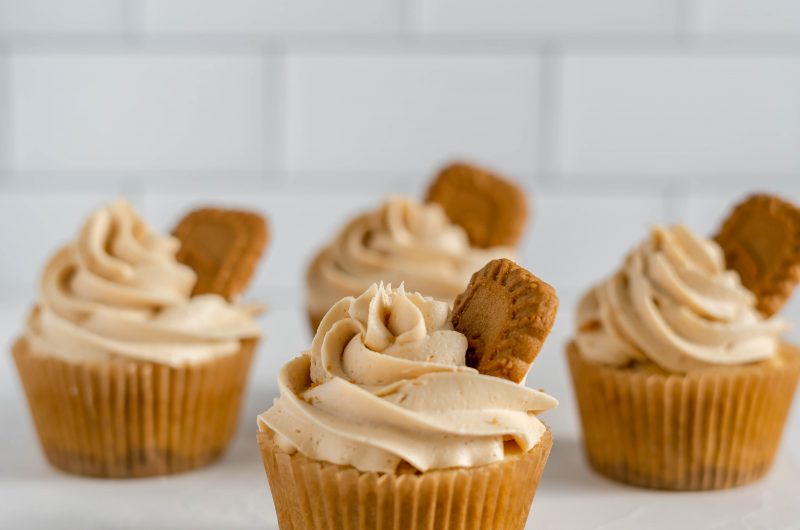 Biscoff Cupcakes with Biscoff Buttercream