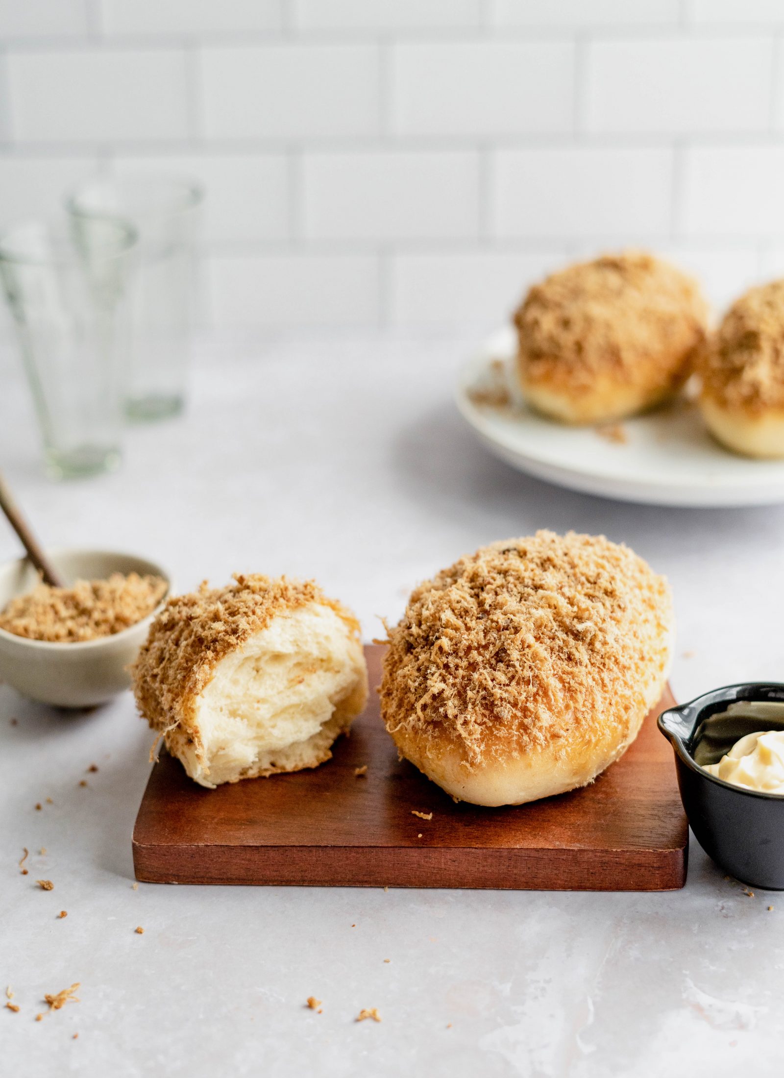 Pork Floss Bun Cook with Catherine